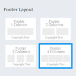 Footer layout